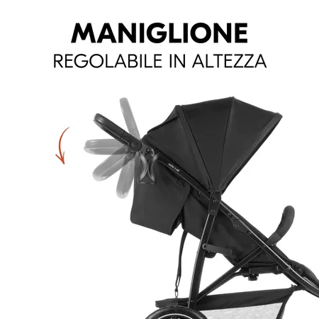 Comodo da spingere – anche per genitori grandi