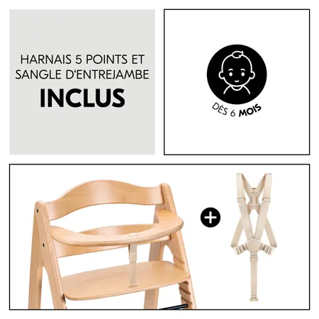 Livrée avec tous les accessoires de sécurité