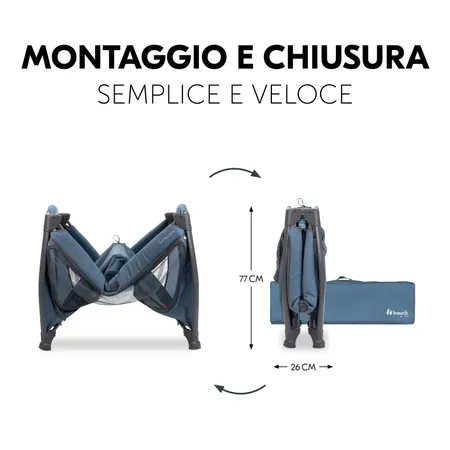 Facile e veloce da montare e smontare