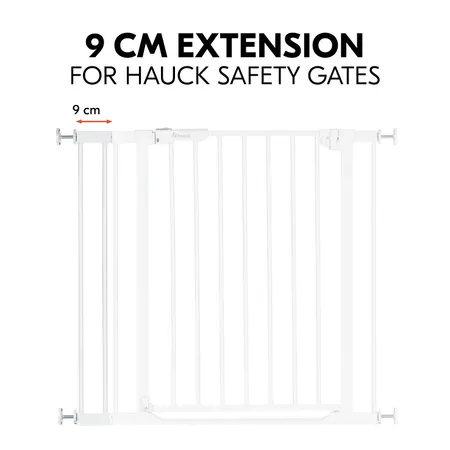 Extension compatible with safety gates by hauck