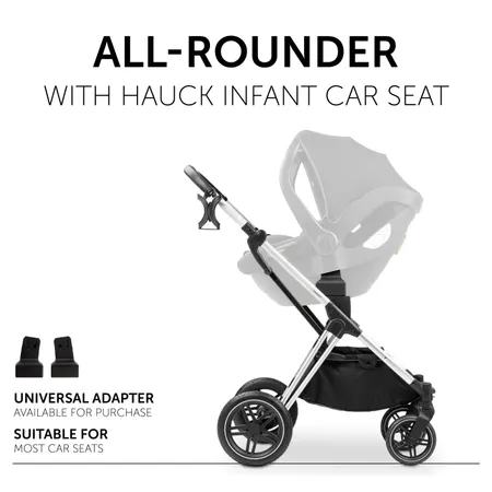 All-rounder with hauck infant car seat