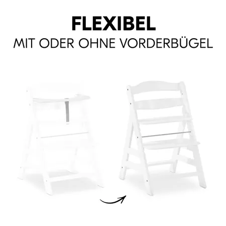 Flexibel nutzbar mit oder ohne Vorderbügel