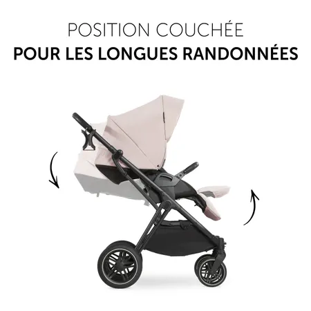 Position couchée pour les longues randonnées