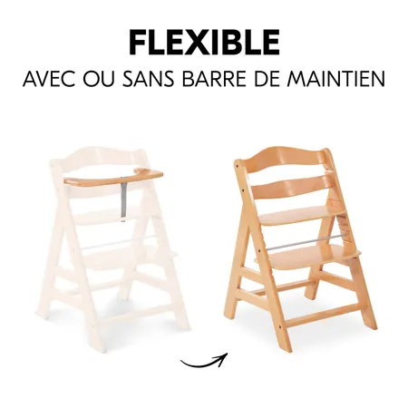 Utilisation flexible avec ou sans arceau avant