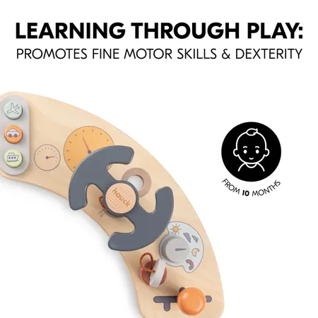 Steering, shifting gears, pressing buttons