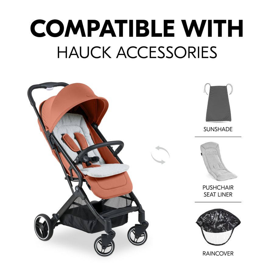 Flexible and individual with hauck accessories