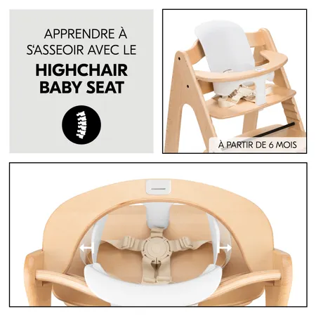 Apprendre à s’asseoir avec le Highchair Baby Seat