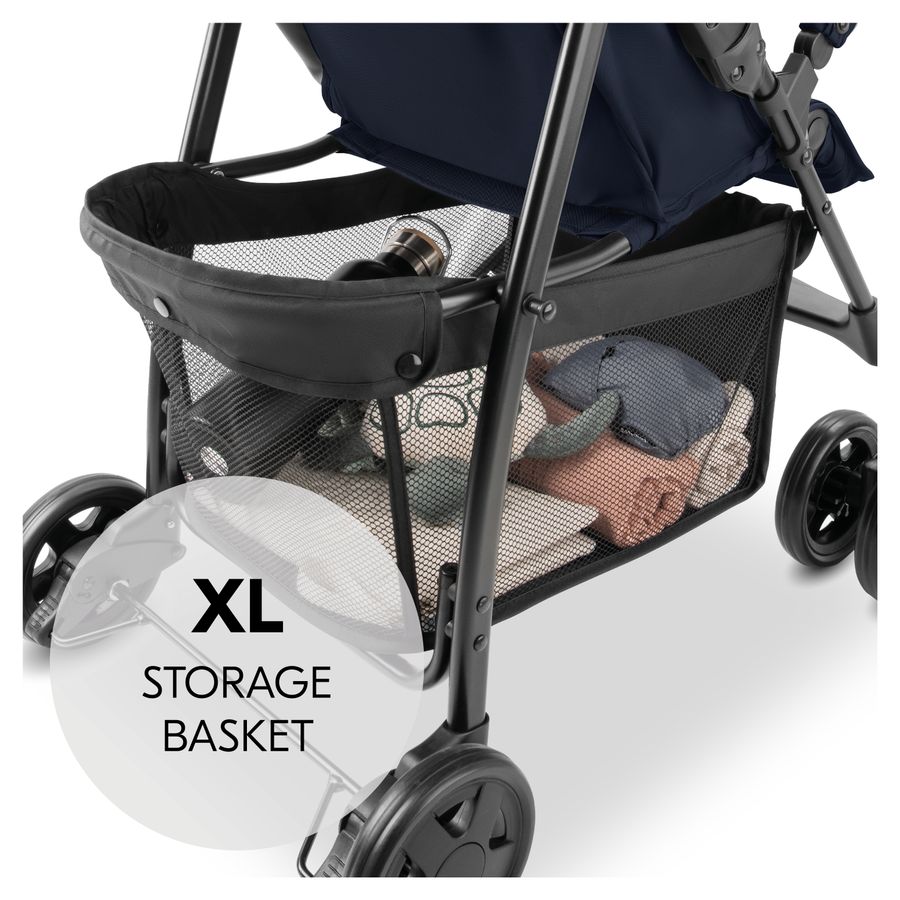 Ample storage space in the XL basket