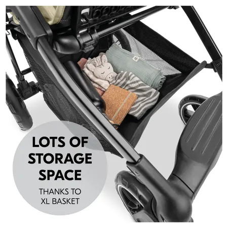 The XL basket gives you plenty of storage space