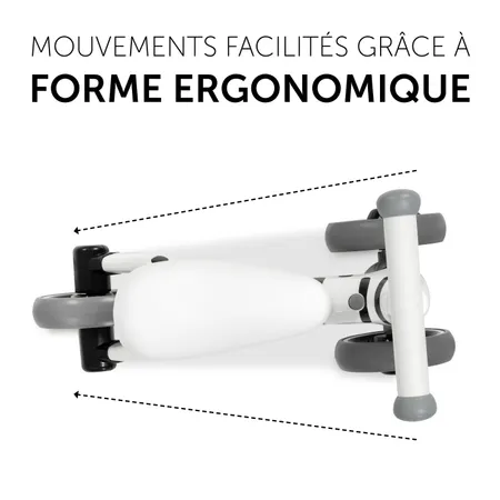 S’elancer facilement grâce à forme ergonomique