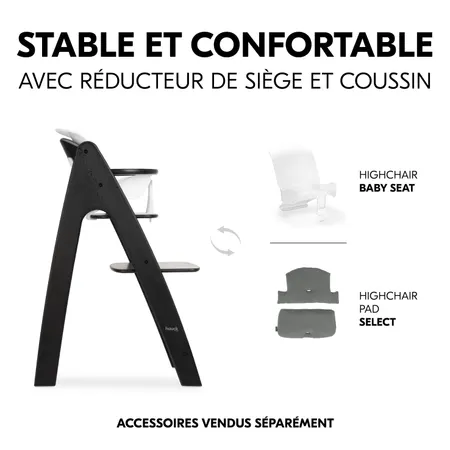 Stable et confortable avec réducteur et coussin
