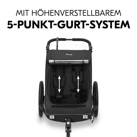 Mit bewährtem 5-Punkt-Gurt