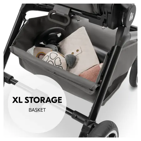Ample storage space in the XL basket
