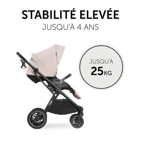 Stabilité elevée – utilisable jusqu'à 4 ans