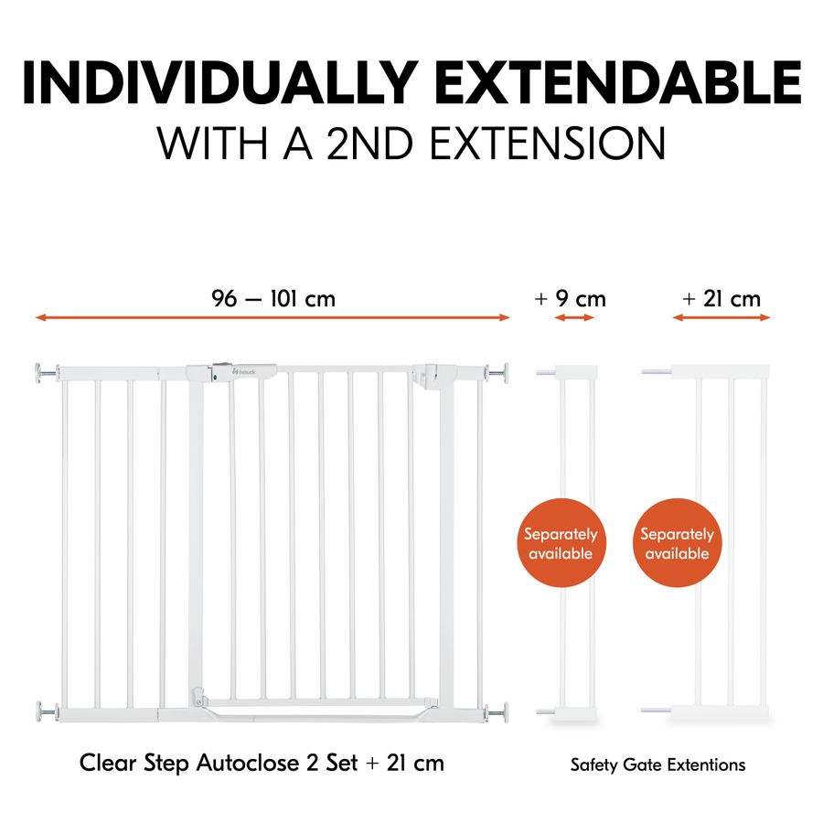 Individually extendable with separate extensions