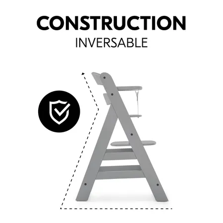Ne bascule pas grâce à sa construction stable