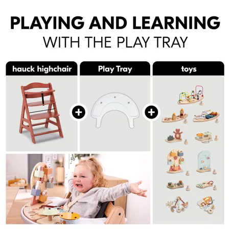 Fun playing and learning with the play tray