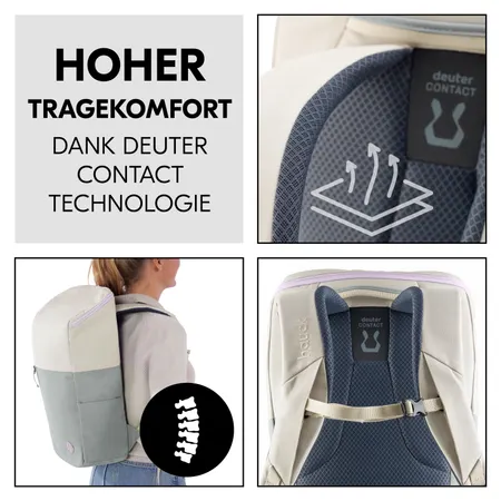 hauck Rucksack in hochwertiger deuter Qualität 