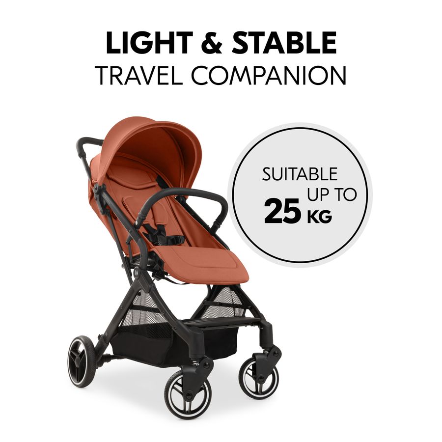 Light, handy and robust hauck pushchair