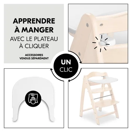 Apprendre à manger avec le plateau repas à clipser