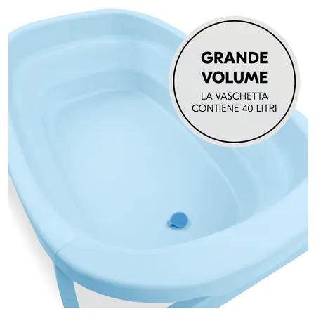 Grande volume e risparmio d'acqua