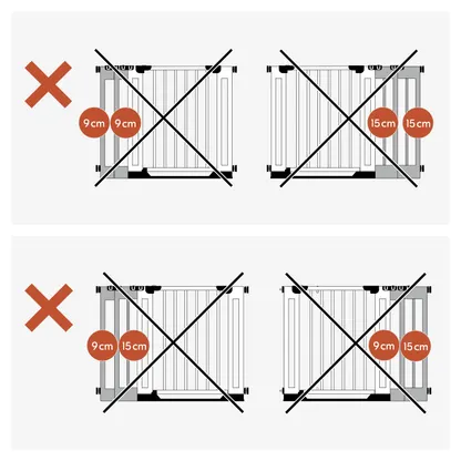 Safety Gate Extension 9 cm Eco