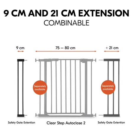 9 cm extension and 21 cm extension combinable