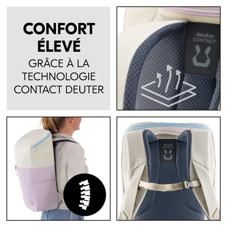 Confort grâce à la technologie CONTACT deuter