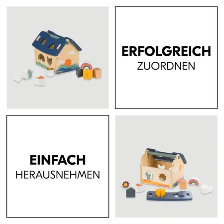 Bausteine einfach wieder herausnehmbar