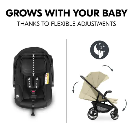 Flexible adjustment options - grows with you