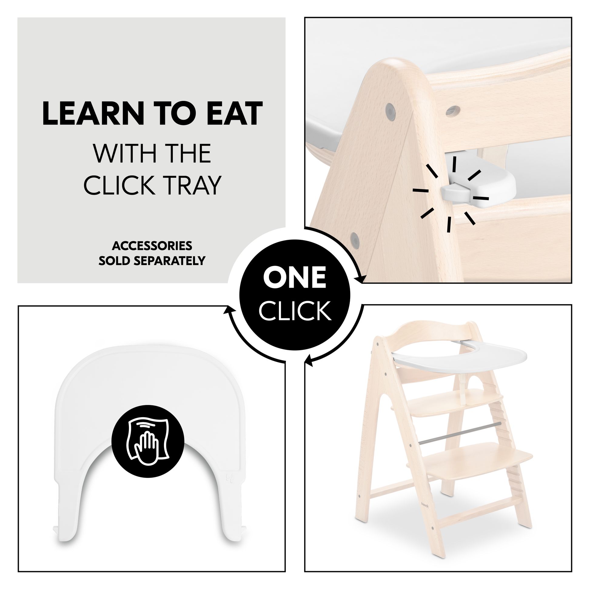 Arketa with separately sold click-on eating tray
