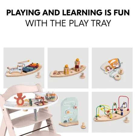 Fun playing and learning with the play tray