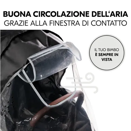 Buona circolazione dell'aria e vicinanza al bimbo