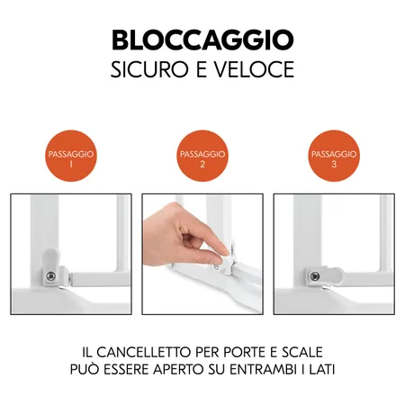 Può essere bloccato in modo rapido e sicuro