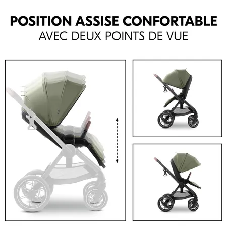 Position assise confortable, deux points de vue