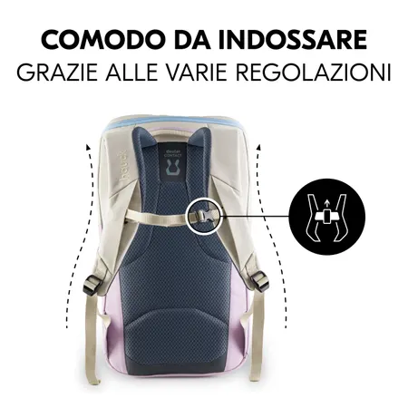 Comodo da indossare grazie alle varie regolazioni