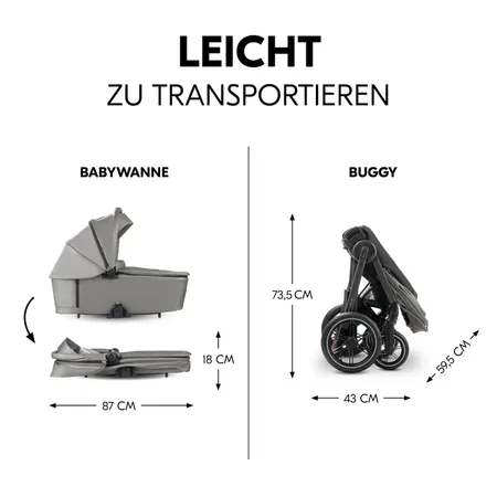 Leicht zu transportieren