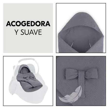 Acolchado acogedor y capucha protectora