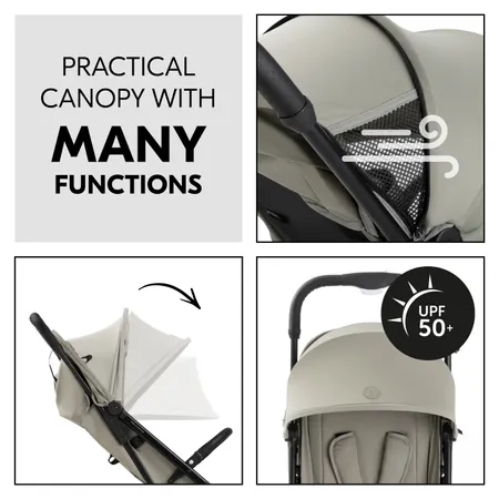 Canopy with UV protection and mesh windows