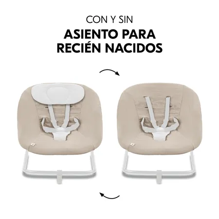 Con y sin asiento para recién nacidos