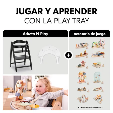 Aprender jugando con la bandeja de juego