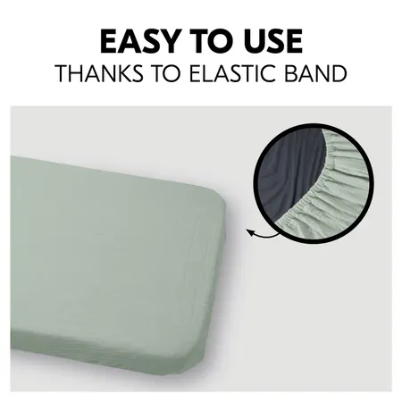 Easy to attach to mattress with elastic band