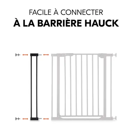 Fixation rapide et simple à la barrière hauck