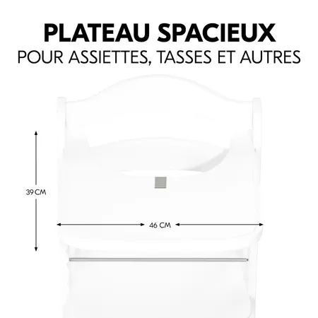 Beaucoup de place pour manger et jouer