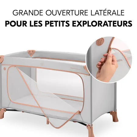 Ouverture latérale pour les petits explorateurs