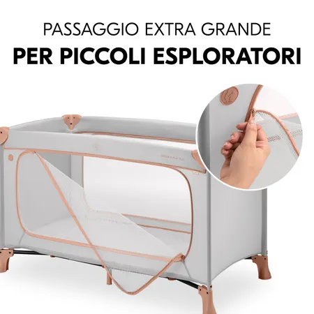 Passaggio extra large per piccoli esploratori