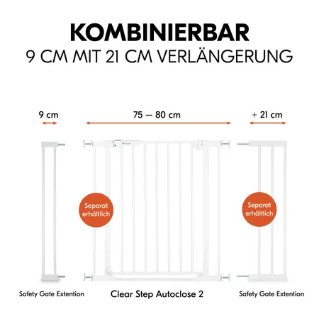 9 cm mit 21 cm Verlängerung Version kombinierbar