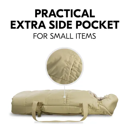 Practical: Extra side pocket for small things