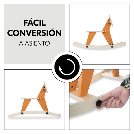 Fácil conversión a asiento