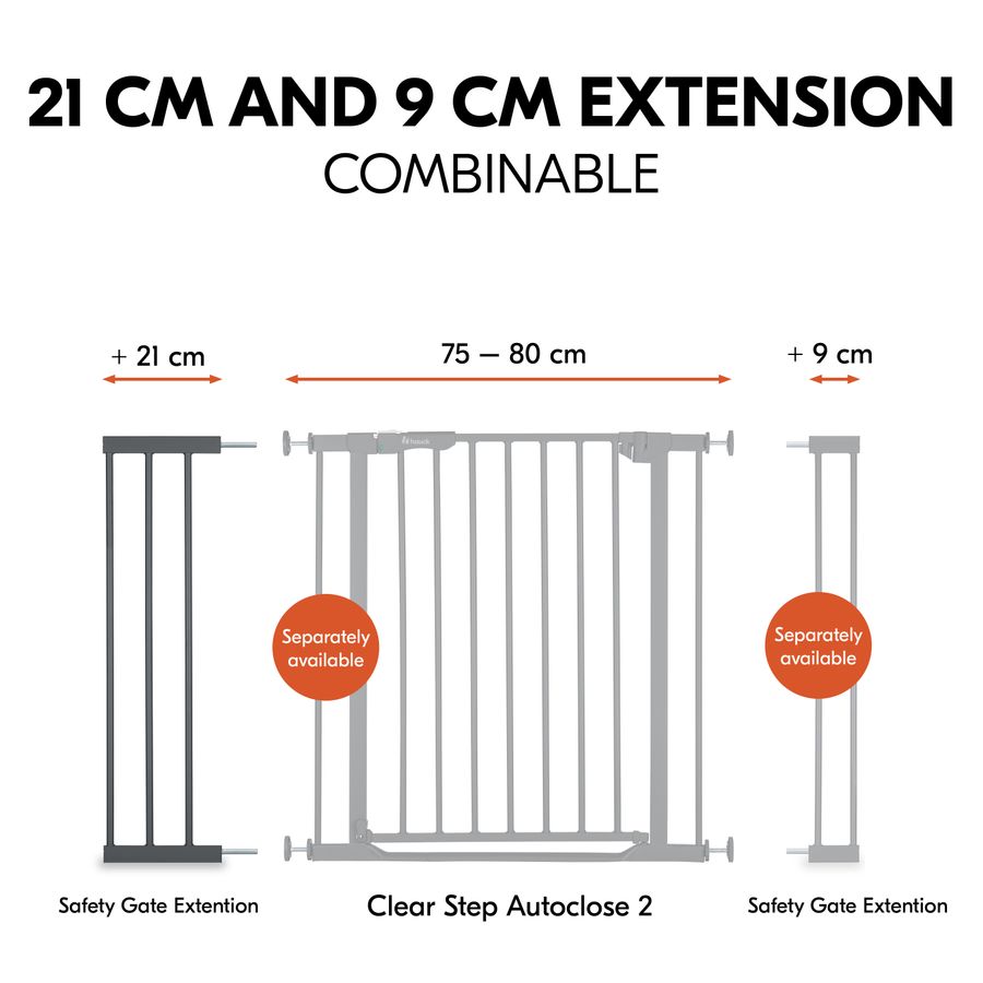 21 cm extension and 9 cm extension combinable